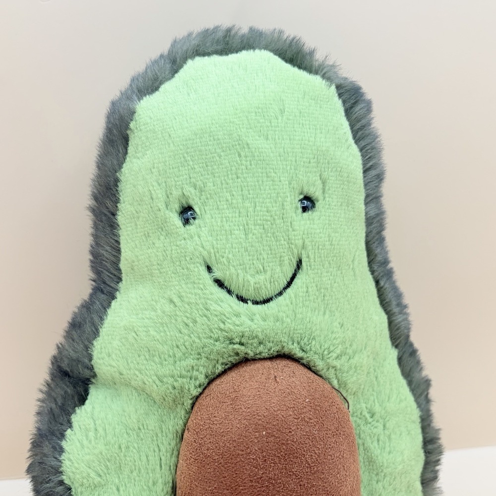 Jellycat Amuseables Avocado Plush Food Series Green Vegetable Seed Bashful 12" - Picture 2 of 6
